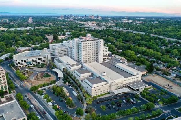Hospital campus near University of California Davis Medical Center